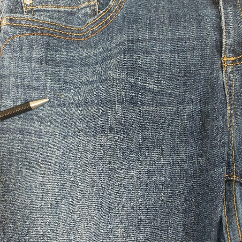 INC DENIM WOMENS BLUE SECRETLY SHAPES REGULAR FIT SKINNY JEANS SIZE 10 - Picture 7 of 11